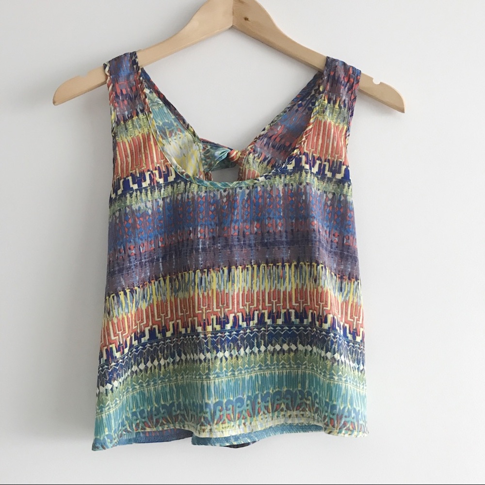 💛 SALE Love Squared Crop Top adjustable tie